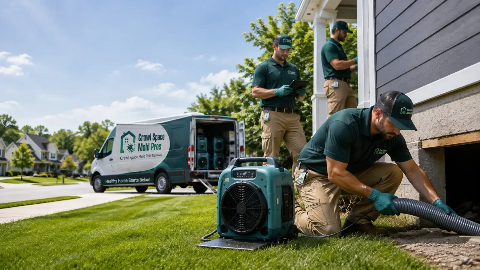 Crawl Space Mold Removal in Elco, PA